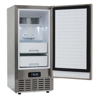 Costway Under Counter Nugget Ice Maker with Self-Cleaning 80 lbs/Day - See Details