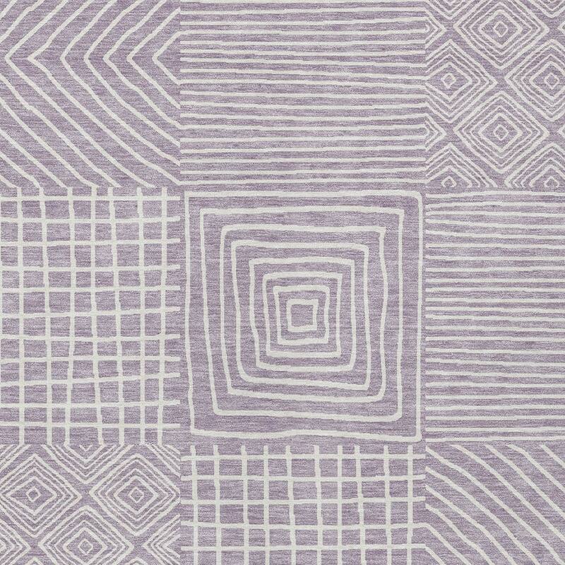 HomeRoots Geometric Transitional Rectangle Outdoor Rug