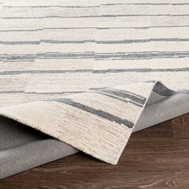 Livabliss Sierra Hand Tufted Geometric Wool Rug