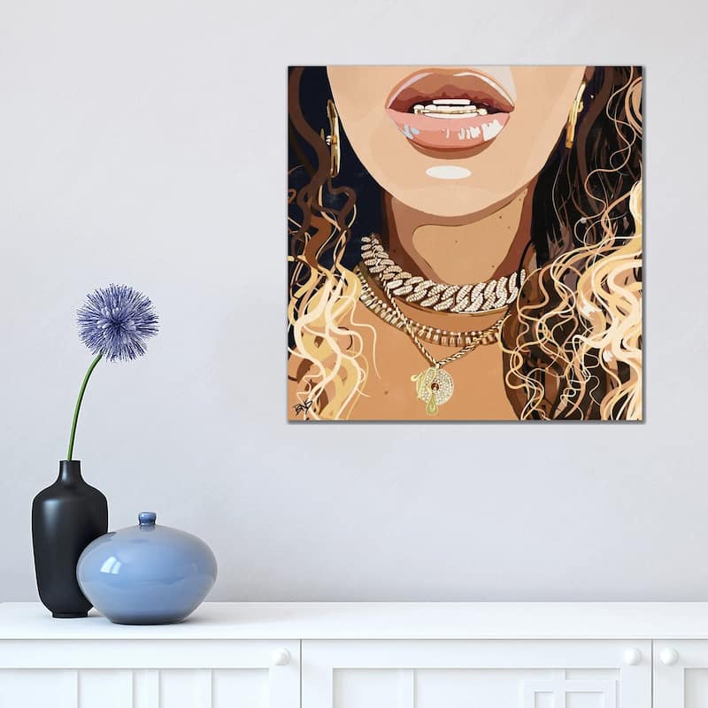 iCanvas "Bey Chains" by Bria Nicole Canvas Print - 18x18x1.5