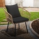 preview thumbnail 8 of 20, Moasis 5-Piece Outdoor Wicker Patio Bistro Set with Footrest Ottomans