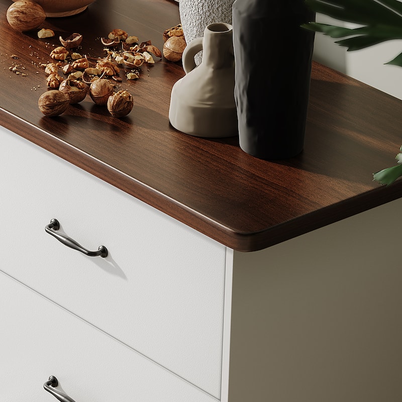 6-Drawer Dresser Double Dresser With Ultra Fast Assembly 31.5 in. × 47.16 in. × 15.74 in.