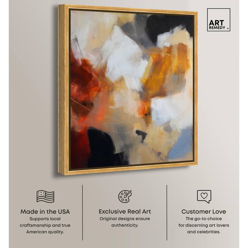 Earth and Fire I Canvas by Art Remedy