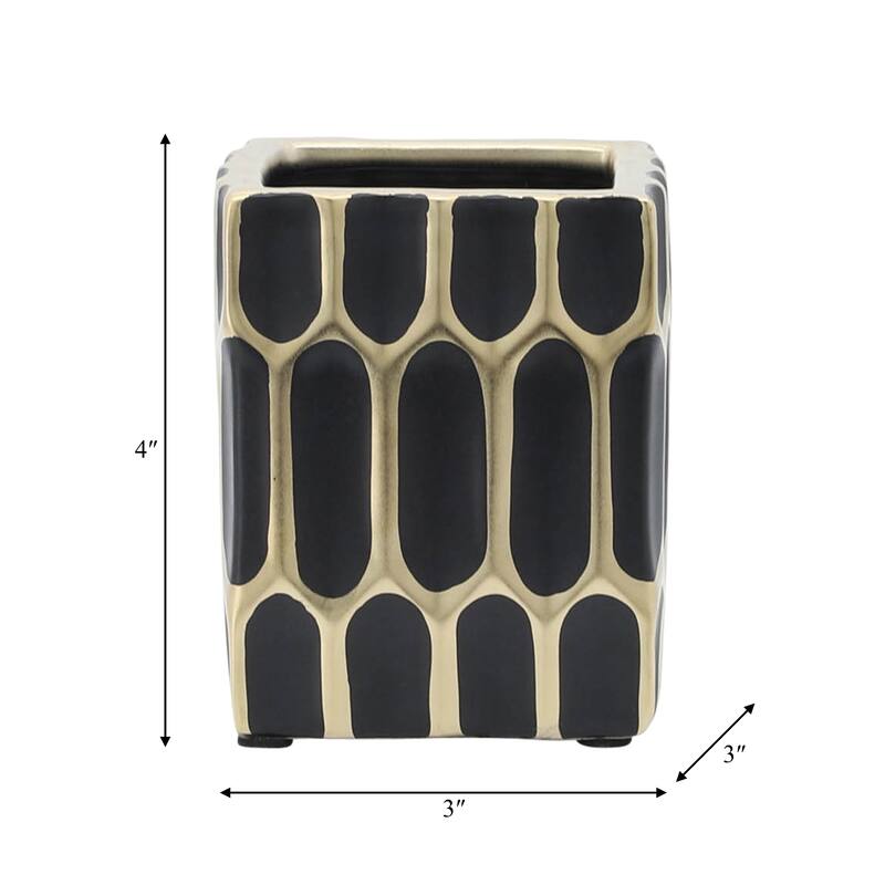 Sagebrook Home Ceramic Pen Holder