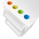 preview thumbnail 8 of 7, RiverRidge Kids Playroom Art Activity Table with 2 Cubbies and 2 Bookracks - White with 2 Gray Fabric Bins