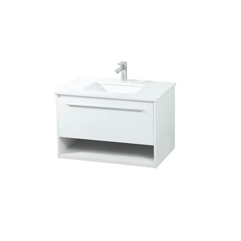 Brush 24 - 30 Inch Single Bathroom Vanity