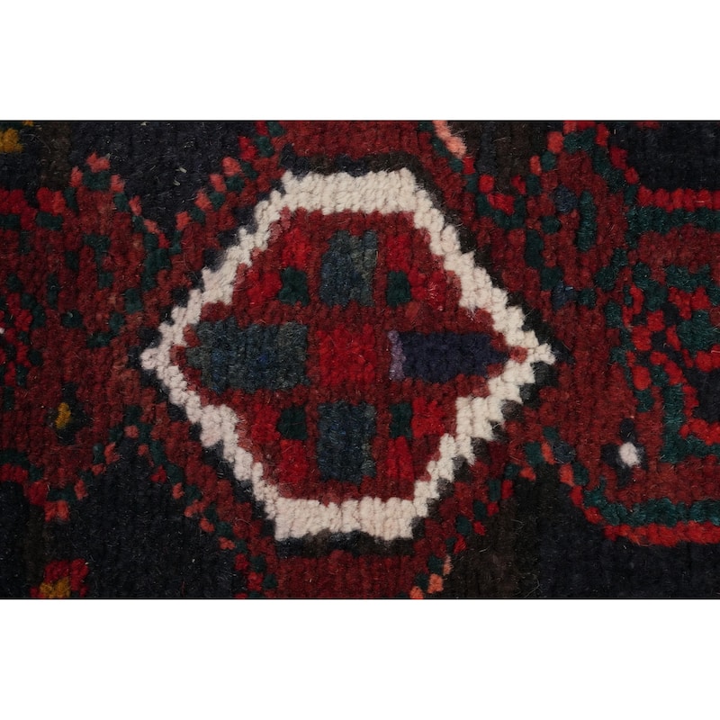 Hand Knotted Oriental 100% Wool Carpet Traditional Medallion Red Heriz Area Rug - 11' 4'' X 8' 4''