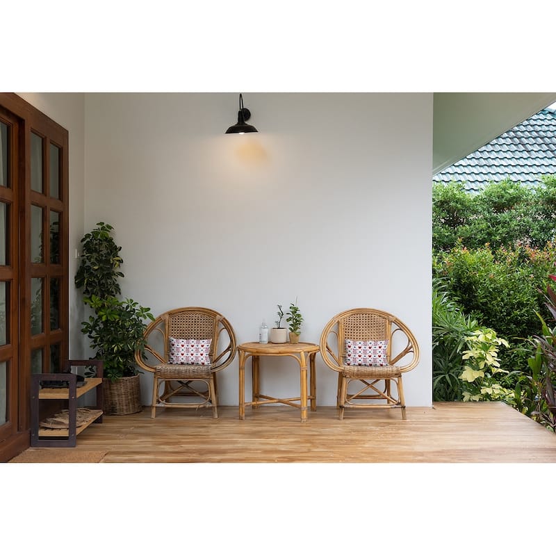 Spring Garden Polyester Indoor/Outdoor Pillow
