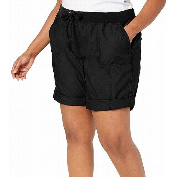 black cargo shorts womens