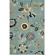 preview thumbnail 7 of 51, SAFAVIEH Handmade Four Seasons Sebrina Floral Rug 3'6" x 5'6" - Blue/Multi - Rectangle