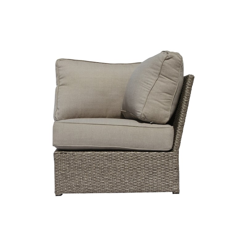 LSI 4Piece Rattan Sectional Seating Group with Cushions