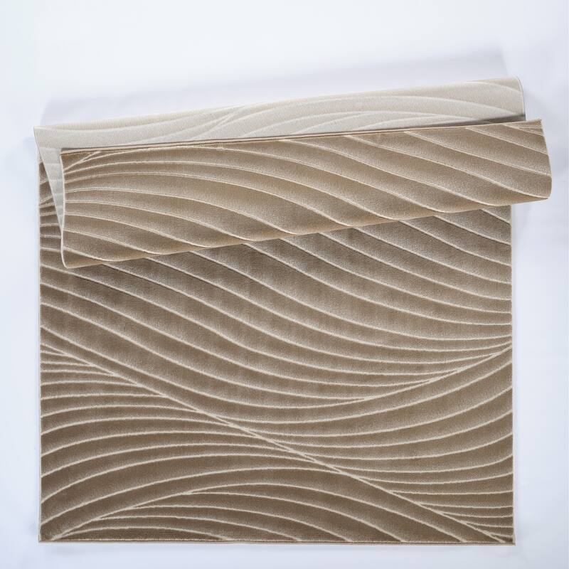 Omari Collection Abstract Traditional Area Rug