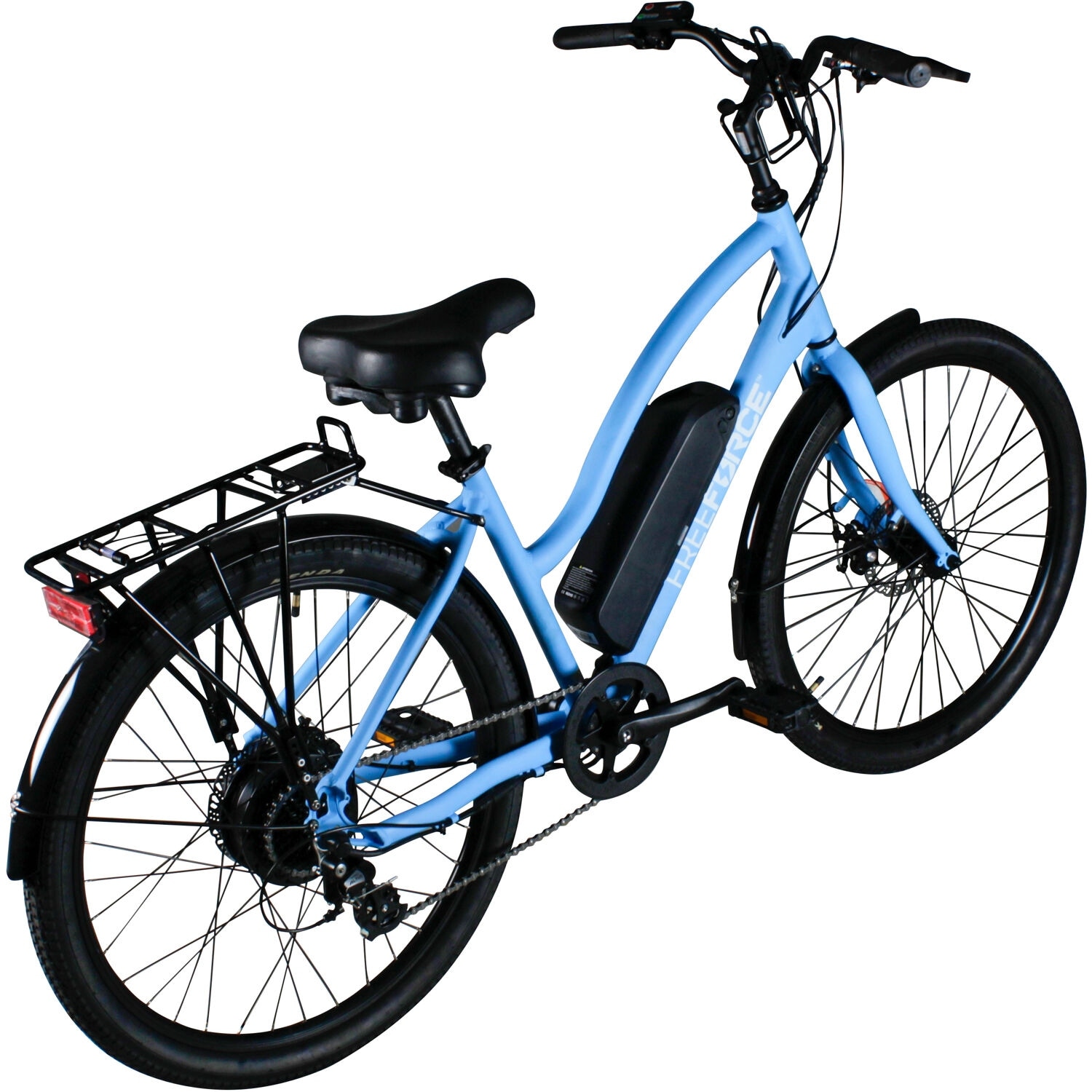 FreeForce The Avalon 16 in. Electric Beach Cruiser Bike with Thumb