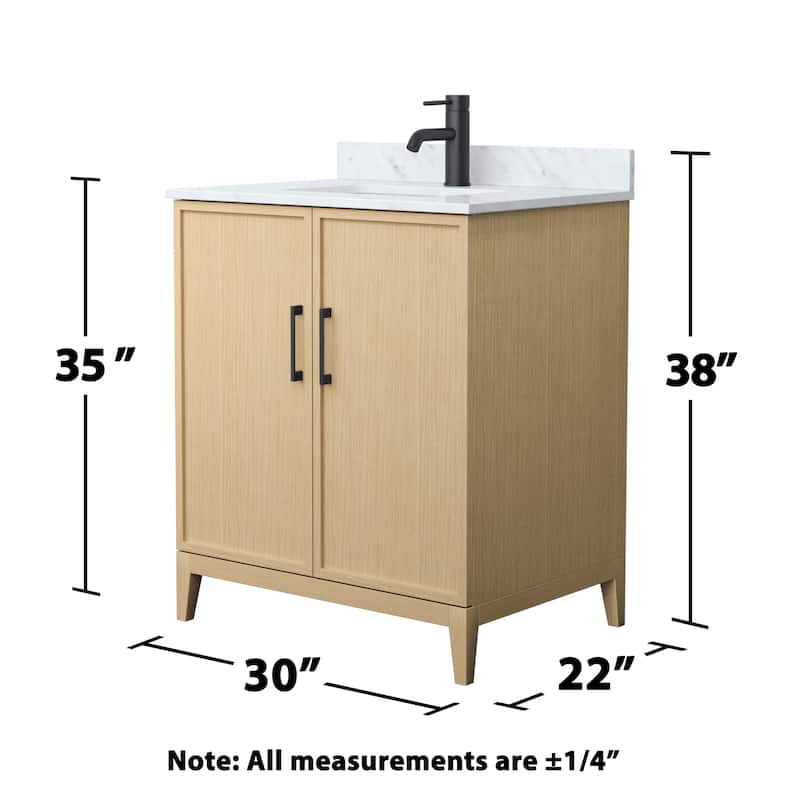 Elan 30-inch Single Vanity, Marble Top