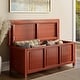 preview thumbnail 7 of 11, John Louis Home Solid Wood Open Top Storage Bench