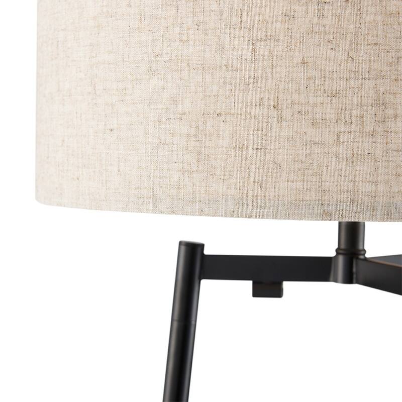 ROSEN GARDEN Floor Lamp, Standing Reading Light with 3 Shelves