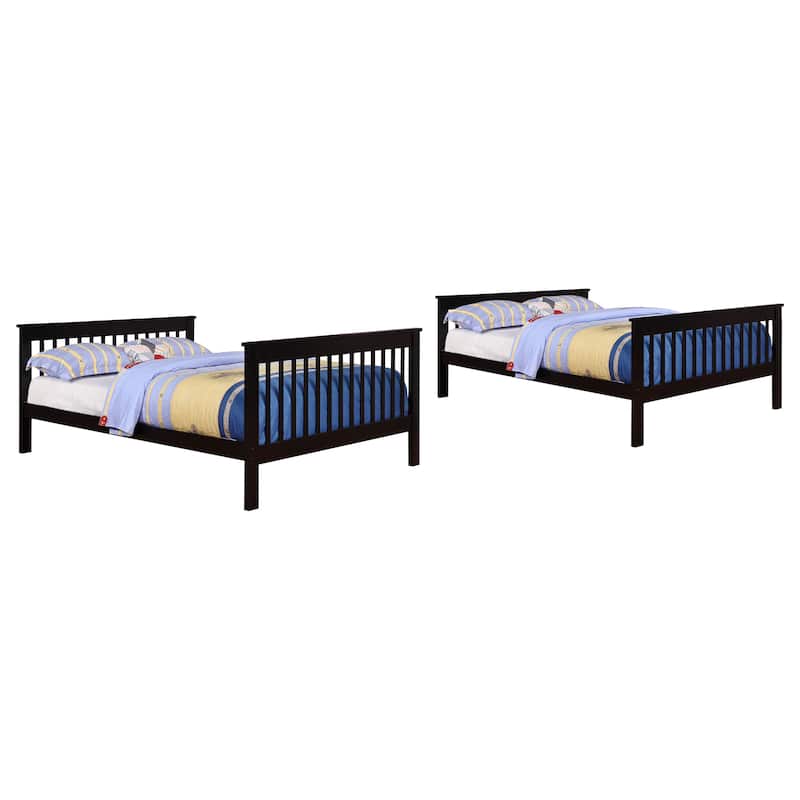 Chapman Transitional Wood Frame Bunk Bed