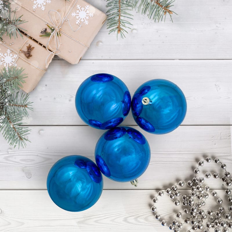 32ct Shatterproof Matte Christmas Ball Ornaments 3.25" (82mm).