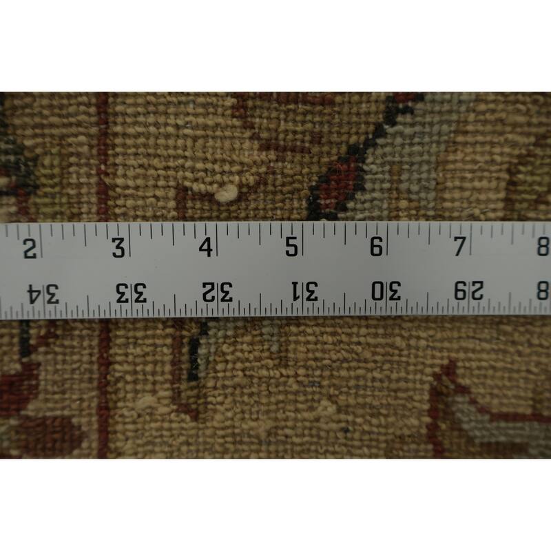 Hand Knotted Oriental 100% Wool Carpet Traditional All-Over Oranges & Rust Peshawar Area Rug - 14' 3'' X 10' 2''