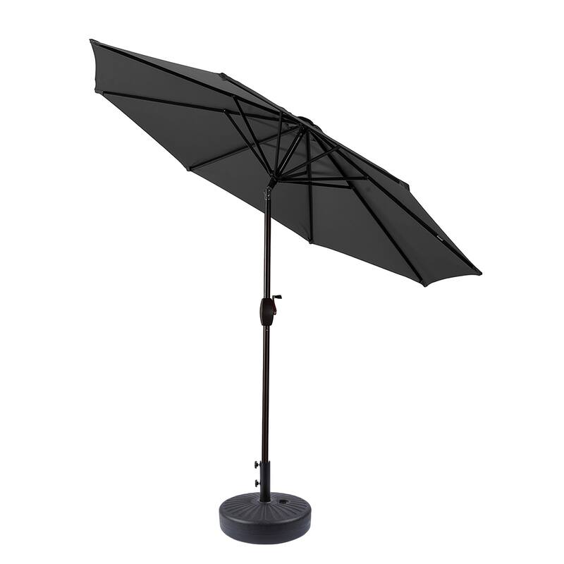 Holme 9-foot Steel Market Patio Umbrella with Tilt-and-Crank