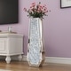 preview thumbnail 15 of 23, Glam Tall Crushed Diamond Floor Vase