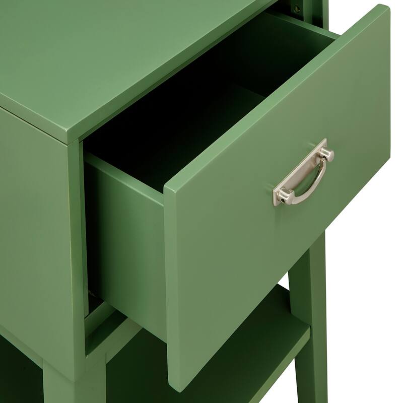 Niko 1-Drawer Side Table with Shelf iNSPIRE Q Modern
