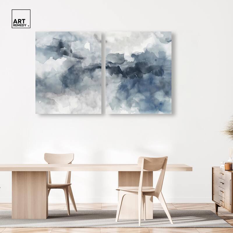 Calming Tides Canvas Set of 2 by Art Remedy, Gallery Wrapped