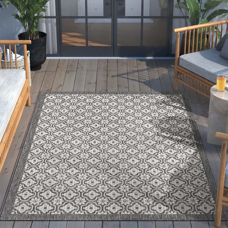 Well Woven Medusa Manola Indoor Outdoor Flatweave Tribal Area Rug
