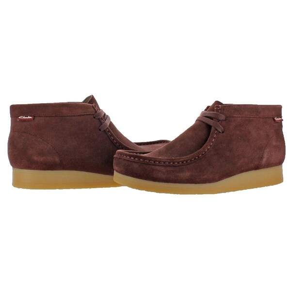 clarks moccasin boots