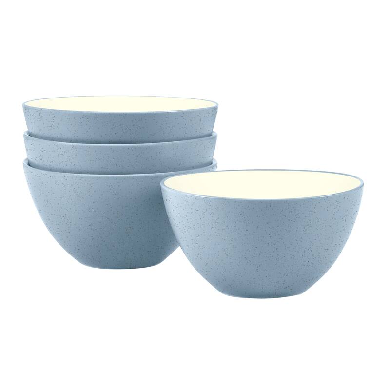 Noritake Colorwave Set Of 4 Side/Prep. Bowls, 5", 12 Oz. - Ice