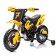 preview thumbnail 46 of 58, 12V Kids Ride-On Electric Motorcycle - Twist Grip Throttle, Training Wheels, Dirt Bike Design