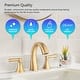 preview thumbnail 15 of 17, Vanityfair 8" Widespread Double Handles Bathroom Sink Faucet with Drain Assembly