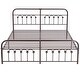 preview thumbnail 23 of 34, Industrial Metal Platform Bed Frame with Headboard Twin/Full/Queen/King Size Bed