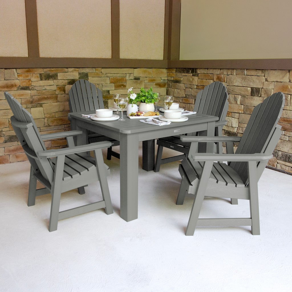 Hamilton 5-piece Outdoor Dining Set - 42" x 42" Table, Dining-height