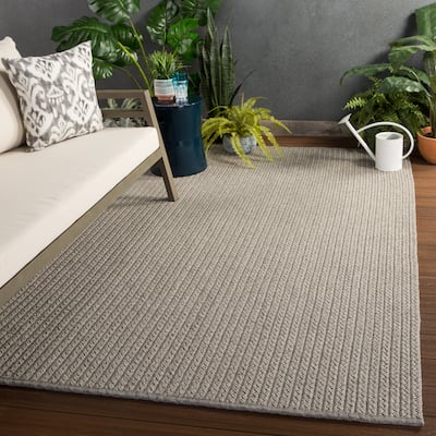 Merlin Handmade Indoor/ Outdoor Solid Area Rug