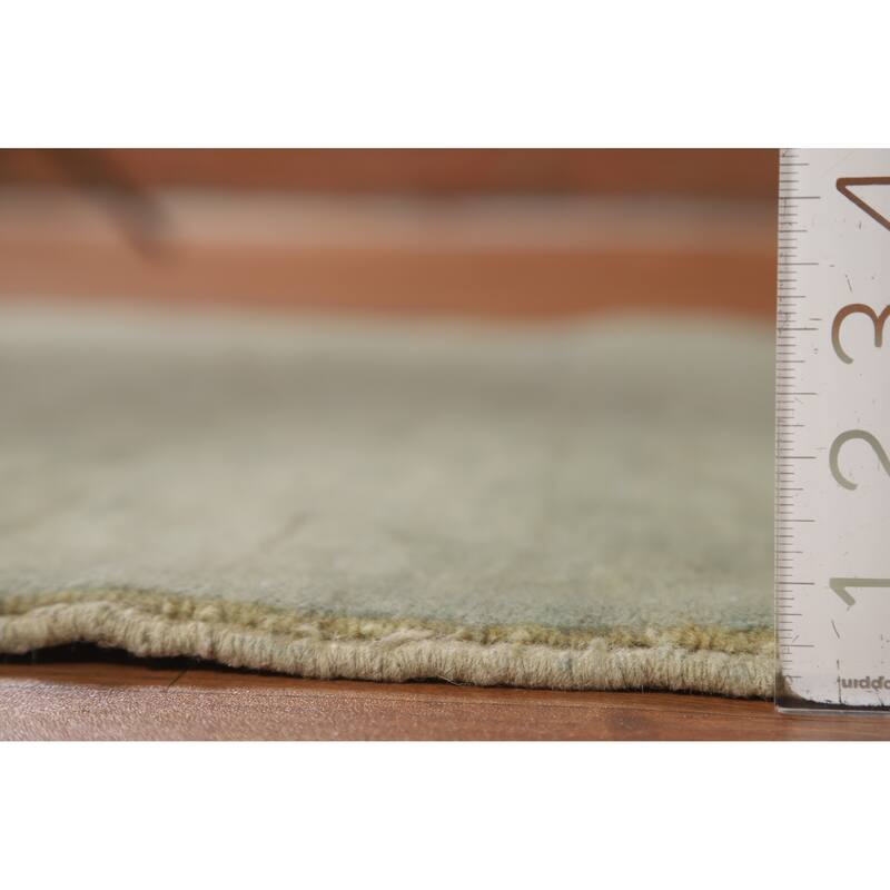 Gabbeh Accent Modern Rug Handmade Wool Carpet - 3'6" x 4'8"
