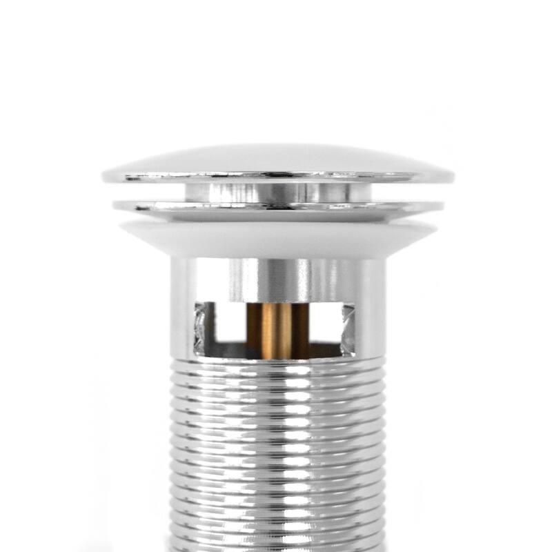Pop Up Drain assembly with Cap with Overflow For under mount Installation