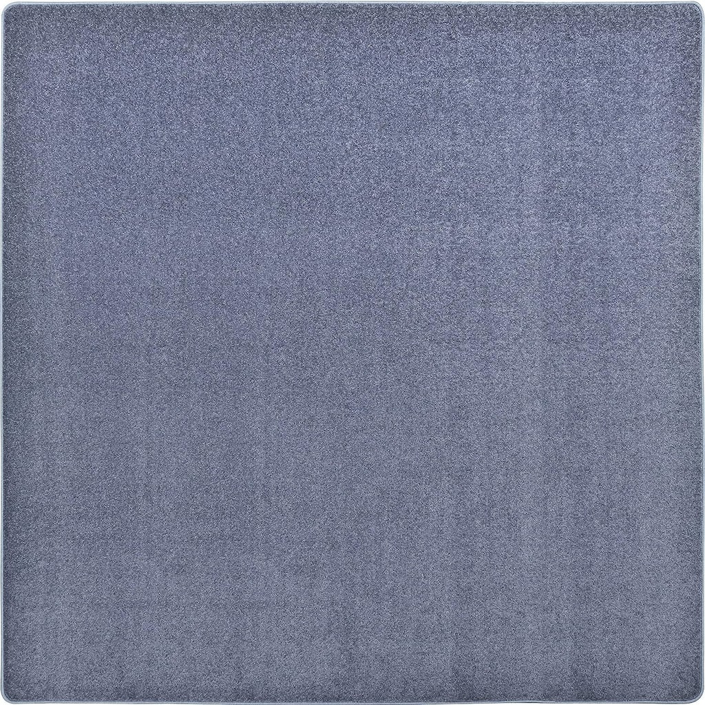 6'x6' area rug in Glacier Blue - durable soft decorative rug for home, living room & bedroom - 6' x 7'