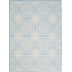 preview thumbnail 120 of 129, Nourison Jane Floral Medallion Indoor only Area Rug 6' x 9' - Ivory/Light Blue