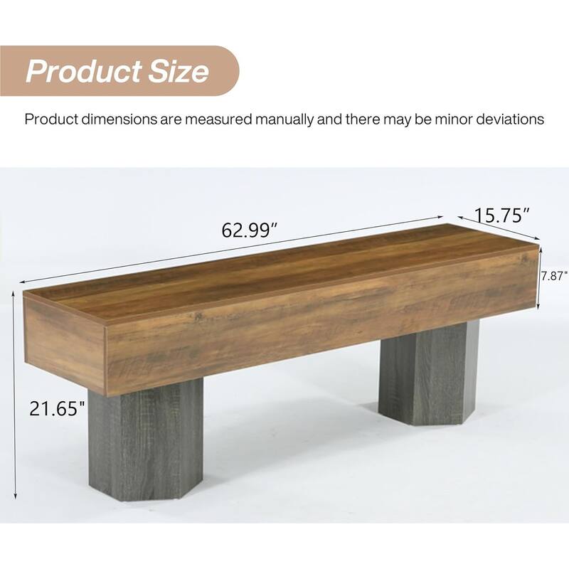 63" TV Stands for TVs up to 55''/65''/70'' - 62.99" W × 15.75" D × 21.65" H