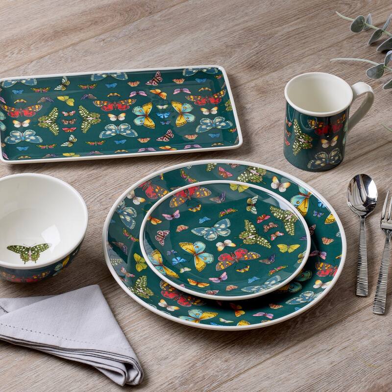 Portmeirion Botanic Garden Harmony Accents 12 Inch Coupe Plate - 12 inch
