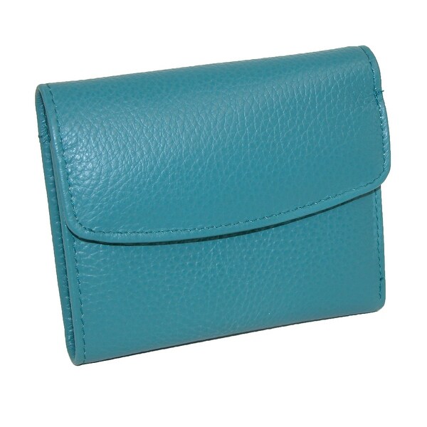 Buxton Women's Leather Mini Tri-Fold Wallet