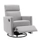 preview thumbnail 31 of 49, Roomfitters Modern Upholstered Rocker Nursery Chair, Plush Seating Glider Swivel Recliner Chair, Beige