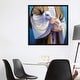 preview thumbnail 14 of 16, iCanvas "Safe In The Arms Of Jesus" by Mikki Senkarik Framed Canvas Print