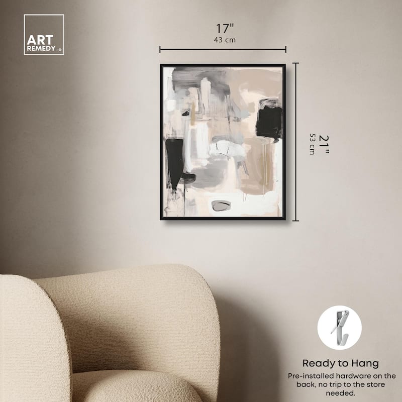 Beauty of Beige II Canvas by Art Remedy