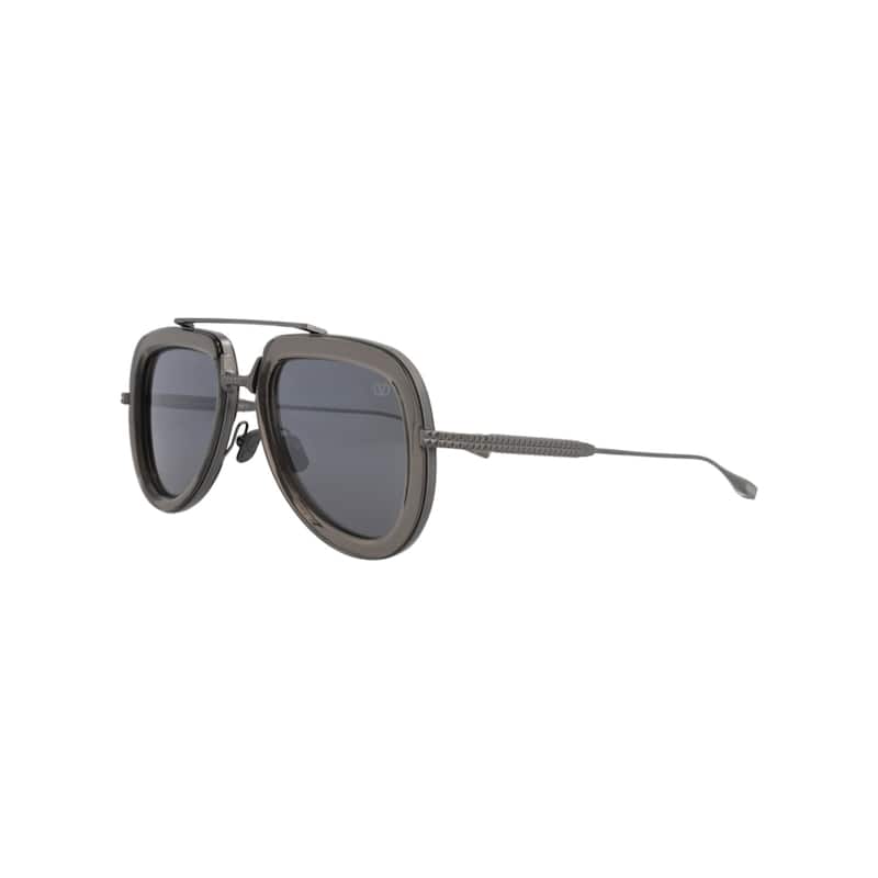 Valentino Aviator-Frame Acetate/Metal Sunglasses