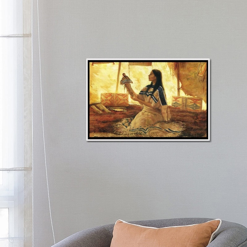 iCanvas "A Gift For Her Daughter" by David Joaquin Framed Canvas Print