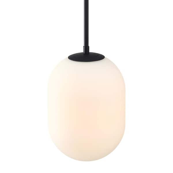 slide 2 of 7, Designers Fountain D324M-8P Noor 9" Wide Mini Pendant Matte Black