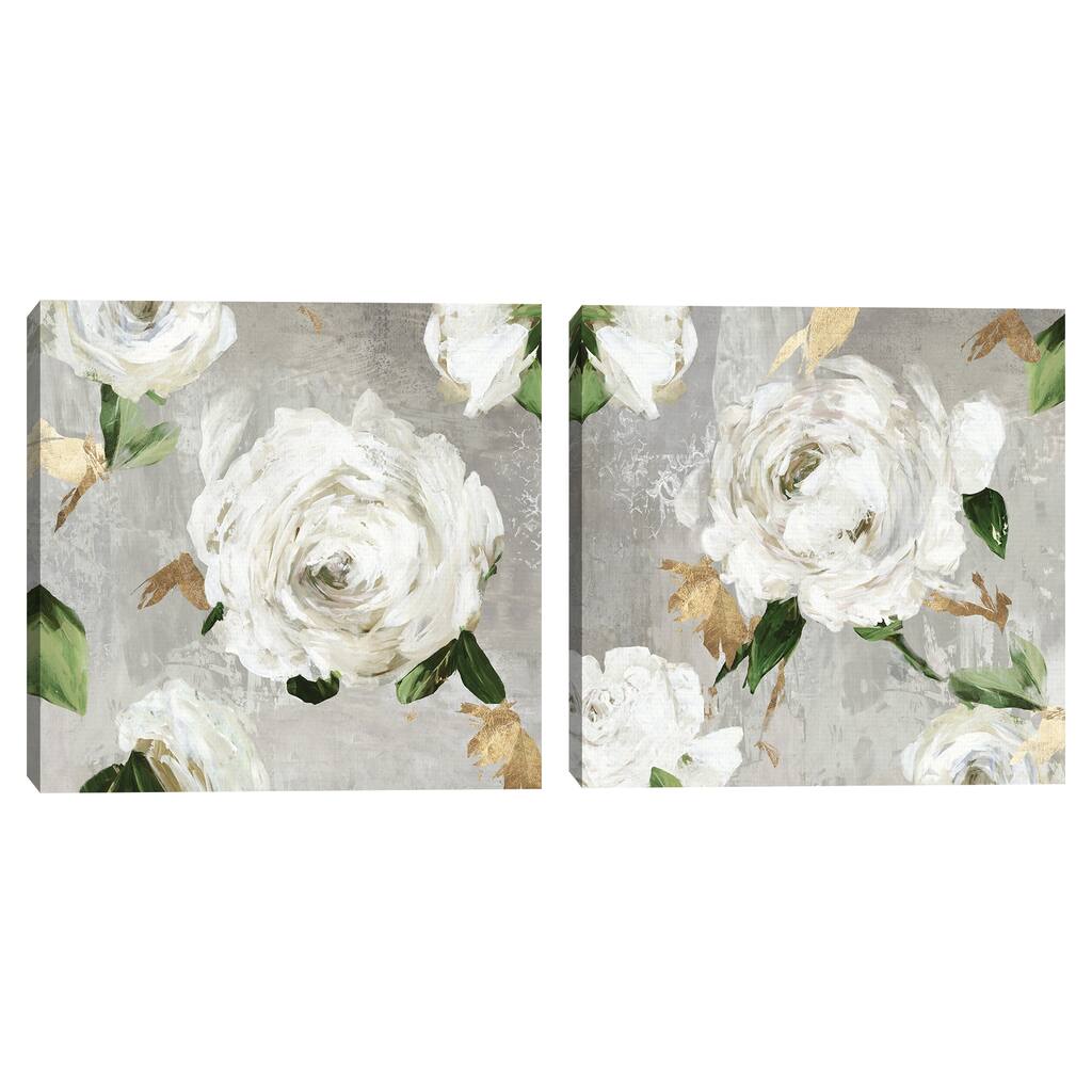 Garden Memories I, Garden Memories II by Asia Jensen Canvas Art Prints