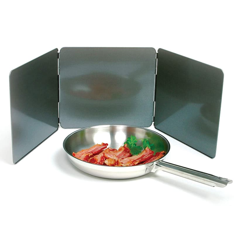 Norpro 3-Sided Nonstick Bacon Grease Cooking Splatter Screen Guard Shield - 3-pack